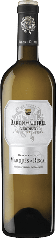 Envoi gratuit | Vin Blanc Marqués de Riscal Barón de Chirel I.G.P. Vino de la Tierra de Castilla y León Castille et Leon Espagne Verdejo 75 cl