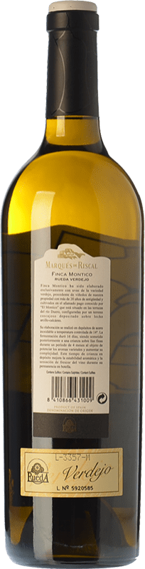 13,95 € | White wine Marqués de Riscal Finca Montico D.O. Rueda Castilla y León Spain Verdejo Bottle 75 cl