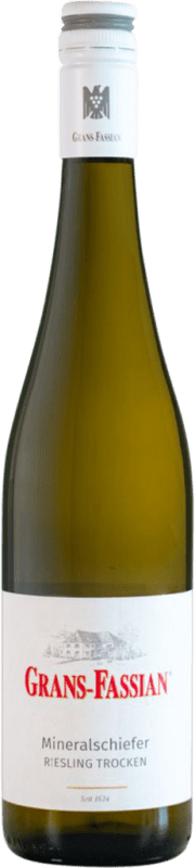 Бесплатная доставка | Белое вино Grans Fassian Mineralschiefer сухой V.D.P. Mosel-Saar-Ruwer Mosel Германия Riesling 75 cl