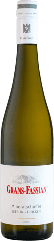 Spedizione Gratuita | Vino Bianco Grans Fassian Mineralschiefer Trocken — Secco Q.b.A. Mosel Mosel Germania Riesling 75 cl