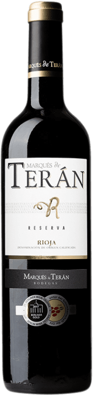 12,95 € | Vinho tinto Marqués de Terán Reserva D.O.Ca. Rioja La Rioja Espanha Tempranillo, Grenache, Mazuelo 75 cl