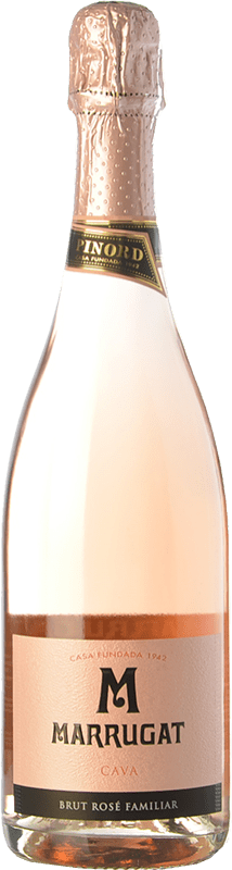 11,95 € | Espumante rosé Marrugat Rosé Familiar Brut Reserva D.O. Cava Catalunha Espanha Grenache 75 cl