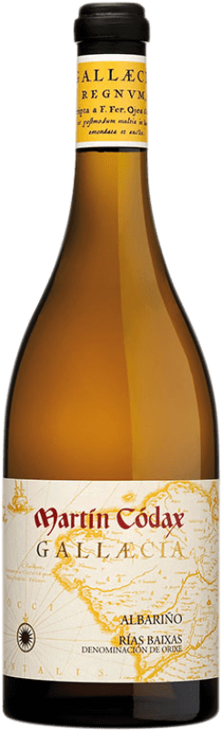 49,95 € Free Shipping | White wine Martín Códax Gallaecia D.O. Rías Baixas Galicia Spain Albariño Bottle 75 cl