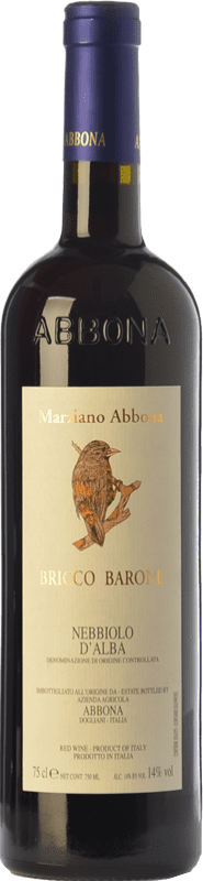 19,95 € | Красное вино Abbona Bricco Barone D.O.C. Nebbiolo d'Alba Пьемонте Италия Nebbiolo 75 cl