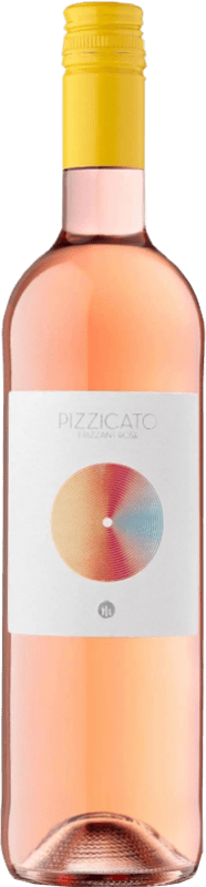 7,95 € Free Shipping | Rosé wine Mas Comtal Pizzicato D.O. Penedès Catalonia Spain Muscatel of Hamburg Bottle 75 cl