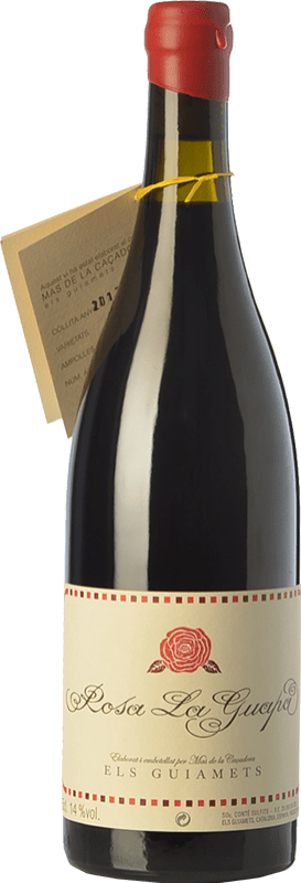 Spedizione Gratuita | Vino Rosso Mas de la Caçadora Rosa La Guapa Criança Crianza — Invecchiato in Botte D.O. Montsant Catalogna Spagna Merlot, Garnacha — Grenache, Cariñena — Carignano 75 cl