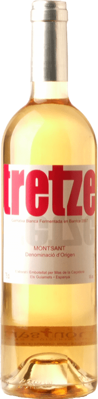 Free Shipping | White wine Mas de la Caçadora Tretze Aged D.O. Montsant Catalonia Spain Grenache White 75 cl