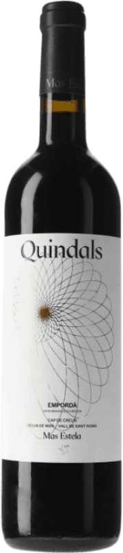 23,95 € Envio grátis | Vinho tinto Mas Estela Quindals Crianza D.O. Empordà