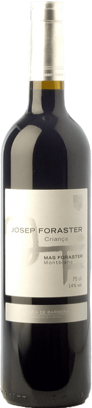 12,95 € | Красное вино Josep Foraster Criança старения D.O. Conca de Barberà Каталония Испания Tempranillo, Syrah, Cabernet Sauvignon 75 cl