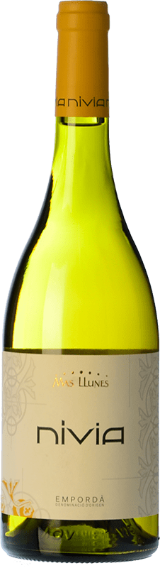 12,95 € | White wine Mas Llunes Nívia Crianza D.O. Empordà Catalonia Spain Samsó, Grenache White Bottle 75 cl