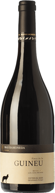 16,95 € Free Shipping | Red wine Mas Ramoneda Finca de la Guineu Reserva D.O. Costers del Segre Catalonia Spain Merlot, Syrah Bottle 75 cl
