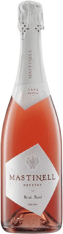 Envio grátis | Espumante rosé MasTinell Rosé Brut Reserva D.O. Cava Catalunha Espanha Trepat 75 cl