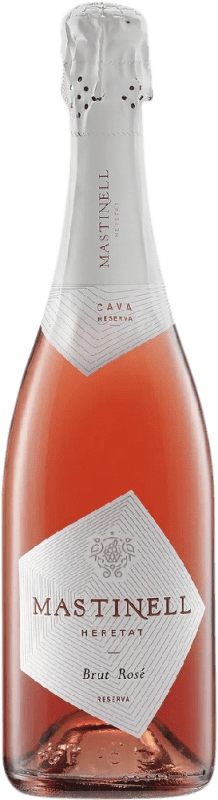 14,95 € | Rosé sparkling MasTinell Rosé Brut Reserve D.O. Cava Catalonia Spain Trepat Organic 75 cl