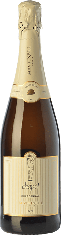 Envoi gratuit | Blanc mousseux MasTinell Chapó D.O. Cava Catalogne Espagne Chardonnay 75 cl