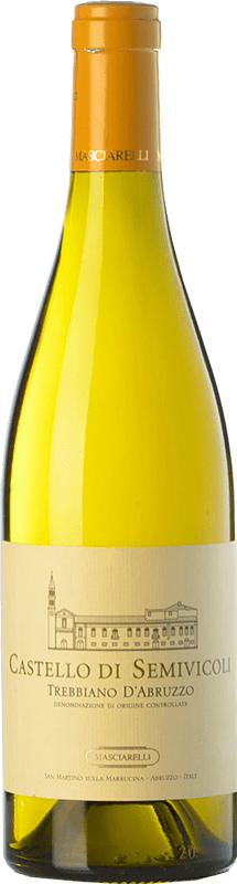 26,95 € Бесплатная доставка | Белое вино Masciarelli Castello di Semivicoli D.O.C. Trebbiano d'Abruzzo