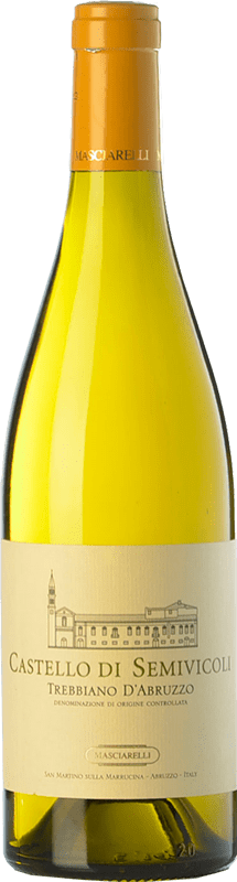33,95 € Free Shipping | White wine Masciarelli Castello di Semivicoli D.O.C. Trebbiano d'Abruzzo Abruzzo Italy Trebbiano Bottle 75 cl