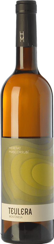 Kostenloser Versand | Weißwein Mascorrubí Teulera Blanc D.O. Catalunya Katalonien Spanien Parellada 75 cl