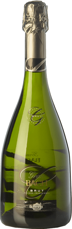 10,95 € 送料無料 | 白スパークリングワイン Bach Gran Brut D.O. Cava