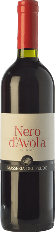 11,95 € | Rotwein Masseria del Feudo I.G.T. Terre Siciliane Sizilien Italien Nero d'Avola Ökologisch 75 cl