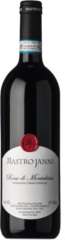 25,95 € | Red wine Mastrojanni D.O.C. Rosso di Montalcino Tuscany Italy Sangiovese Bottle 75 cl