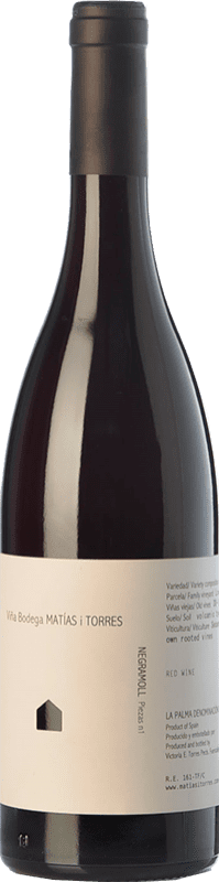 26,95 € | Red wine Matías i Torres Negramoll Joven D.O. La Palma Canary Islands Spain Listán Black, Negramoll, Castellana Black Bottle 75 cl