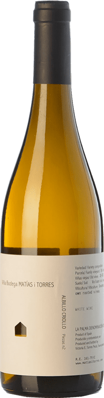 Envio grátis | Vinho branco Matías i Torres D.O. La Palma Ilhas Canárias Espanha Albillo Criollo 75 cl