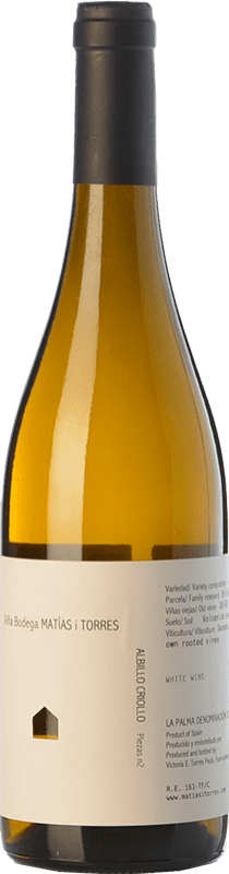 23,95 € | White Wine Matías i Torres D.O. La Palma Canary Islands Spain Albillo 75 cl