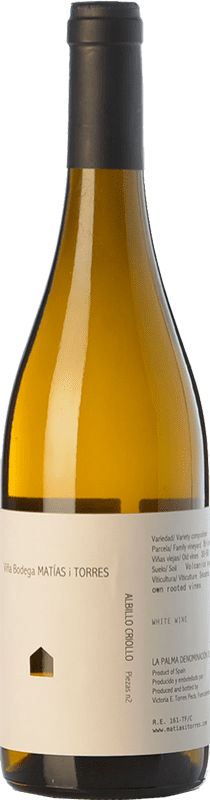 21,95 € | White wine Matías i Torres D.O. La Palma Canary Islands Spain Albillo Criollo Bottle 75 cl