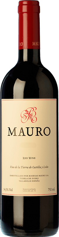 27,95 € Free Shipping | Red wine Mauro Crianza I.G.P. Vino de la Tierra de Castilla y León Castilla y León Spain Tempranillo, Syrah Bottle 75 cl