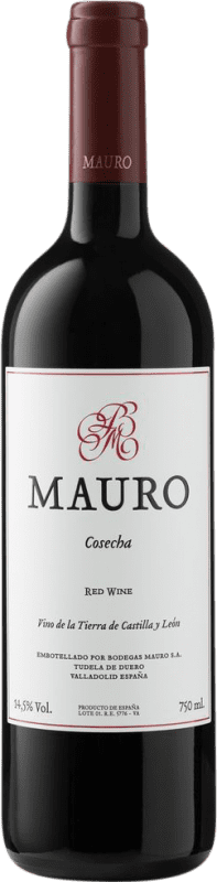 37,95 € | Vino tinto Mauro Crianza I.G.P. Vino de la Tierra de Castilla y León Castilla y León España Tempranillo, Syrah 75 cl