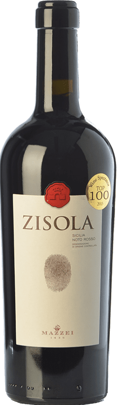21,95 € Free Shipping | Red wine Mazzei Zisola I.G.T. Terre Siciliane Sicily Italy Nero d'Avola Bottle 75 cl