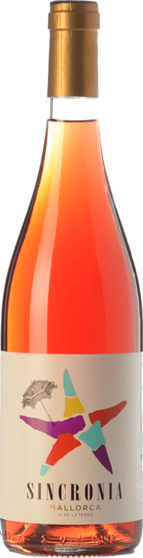 10,95 € | 玫瑰酒 Mesquida Mora Sincronia Rosat I.G.P. Vi de la Terra de Mallorca 巴利阿里群岛 西班牙 Merlot, Cabernet Sauvignon, Callet 75 cl