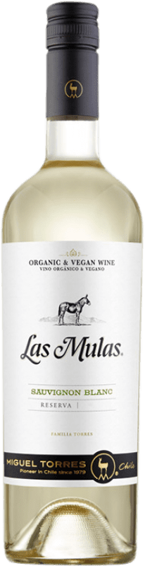 Бесплатная доставка | Белое вино Miguel Torres Las Mulas I.G. Valle Central Центральная долина Чили Sauvignon White 75 cl