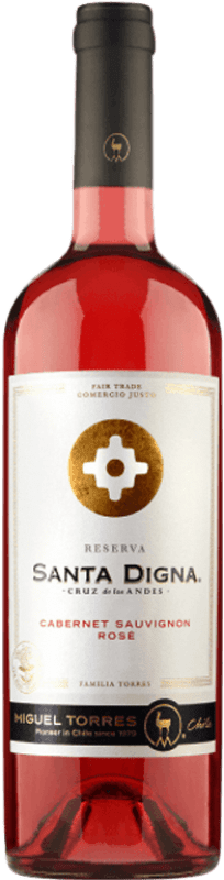 8,95 € | Vin rose Miguel Torres Santa Digna I.G. Valle Central Vallée centrale Chili Cabernet Sauvignon 75 cl