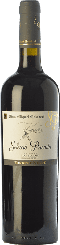 23,95 € | Red wine Miquel Gelabert Torrent Negre Selecció Privada Aged D.O. Pla i Llevant Balearic Islands Spain Syrah Bottle 75 cl
