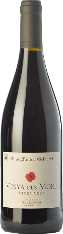 19,95 € | Red wine Miquel Gelabert Vinya des Moré Aged D.O. Pla i Llevant Balearic Islands Spain Pinot Black Bottle 75 cl