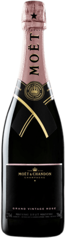 免费送货 | 玫瑰气泡酒 Moët & Chandon Grand Vintage Rosé A.O.C. Champagne 香槟酒 法国 Pinot Black, Chardonnay, Pinot Meunier 75 cl