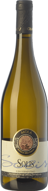 Envoi gratuit | Vin blanc Mola Solis D.O.C. Elba Toscane Italie Vermentino 75 cl