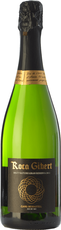 25,95 € | 白スパークリングワイン Monastell Roca Gibert ブルットの自然 グランド・リザーブ D.O. Cava カタロニア スペイン Macabeo, Xarel·lo, Parellada 75 cl