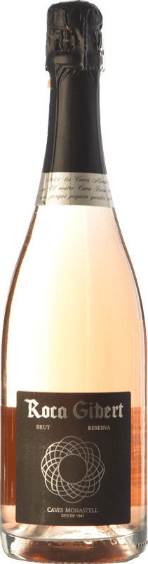 Envio grátis | Espumante rosé Monastell Roca Gibert Rosat Pàl·lid Brut D.O. Cava Catalunha Espanha Pinot Preto 75 cl