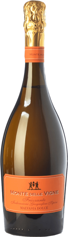 Kostenloser Versand | Süßwein Monte delle Vigne Malvasia Dolce I.G.T. Emilia Romagna Emilia-Romagna Italien Weiße Malvasia 75 cl