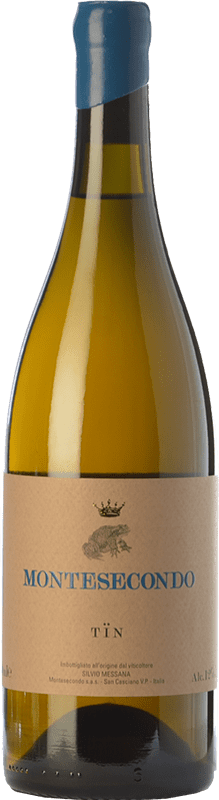 Бесплатная доставка | Белое вино Montesecondo Tin Bianco I.G.T. Toscana Тоскана Италия Trebbiano 75 cl