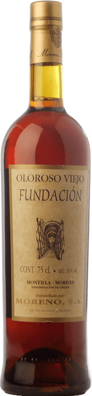 Envío gratis | Vino generoso Moreno Oloroso Viejo Fundación 1819 D.O. Montilla-Moriles Andalucía España Pedro Ximénez 75 cl