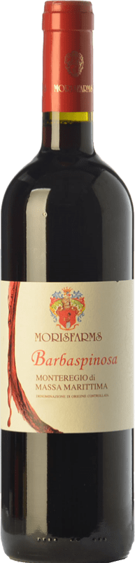 Бесплатная доставка | Красное вино Morisfarms Barbaspinosa D.O.C. Monteregio di Massa Marittima Тоскана Италия Cabernet Sauvignon — Каберне Совиньон, Sangiovese — Санджовезе 75 cl