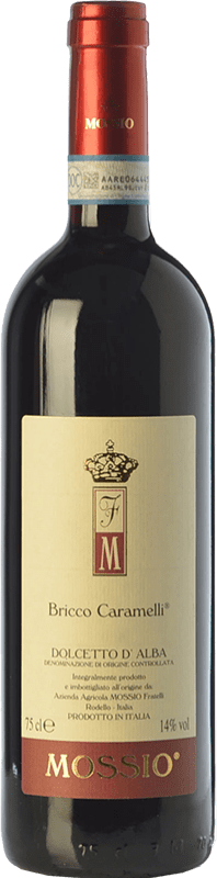 Бесплатная доставка | Красное вино Mossio Bricco Caramelli D.O.C.G. Dolcetto d'Alba Пьемонте Италия Dolcetto — Дольчетто 75 cl