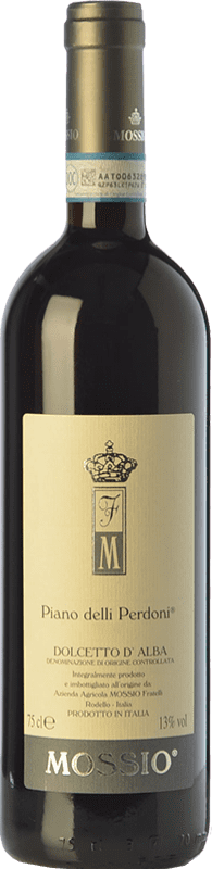15,95 € | Красное вино Mossio Piano delli Perdoni D.O.C.G. Dolcetto d'Alba Пьемонте Италия Dolcetto 75 cl