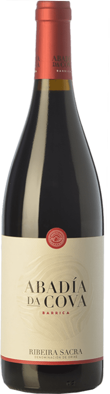 15,95 € Free Shipping | Red wine Moure Abadía da Cova Barrica Joven D.O. Ribeira Sacra Galicia Spain Mencía Bottle 75 cl