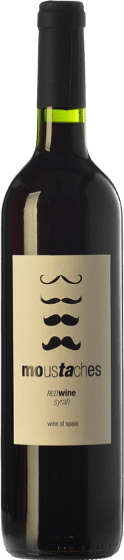 Free Shipping | Red Wine Moustaches Young D.O. Sierras de Málaga Andalusia Spain Syrah — Shiraz 75 cl
