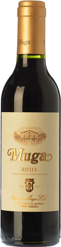 16,95 € Free Shipping | Red wine Muga Crianza D.O.Ca. Rioja The Rioja Spain Tempranillo, Grenache, Graciano, Mazuelo Special Bottle 5 L