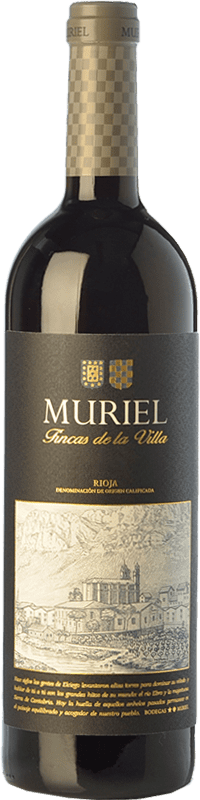 10,95 € Free Shipping | Red wine Muriel Fincas de la Villa Reserva D.O.Ca. Rioja The Rioja Spain Tempranillo Bottle 75 cl